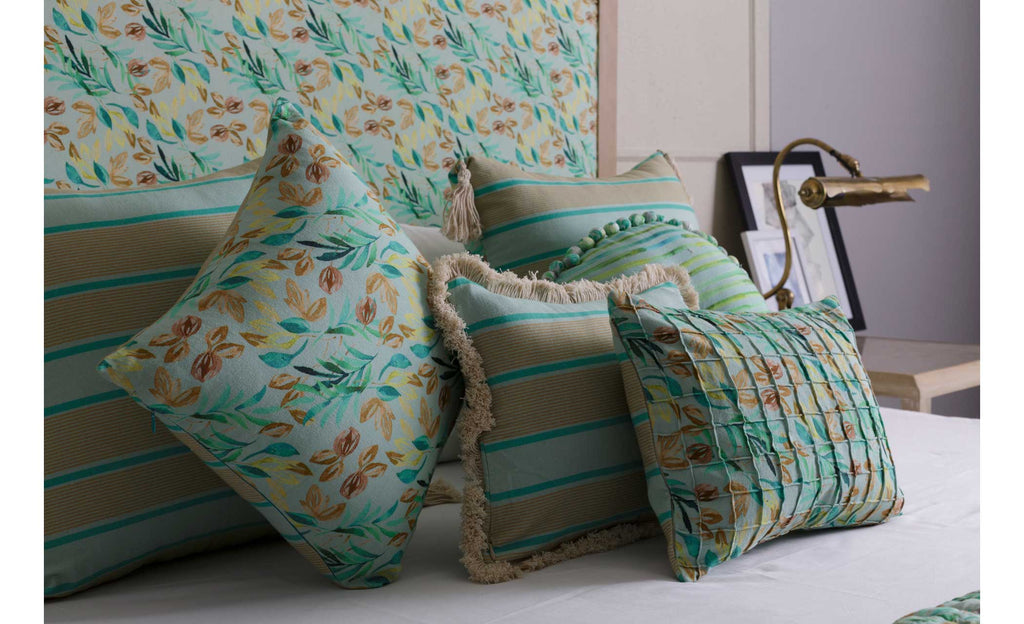 Calming Sage Green Curated Cushions Ensemble Set of 6