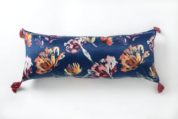 Buy Soundarya Bluelixer Silk Lumbar Cushion