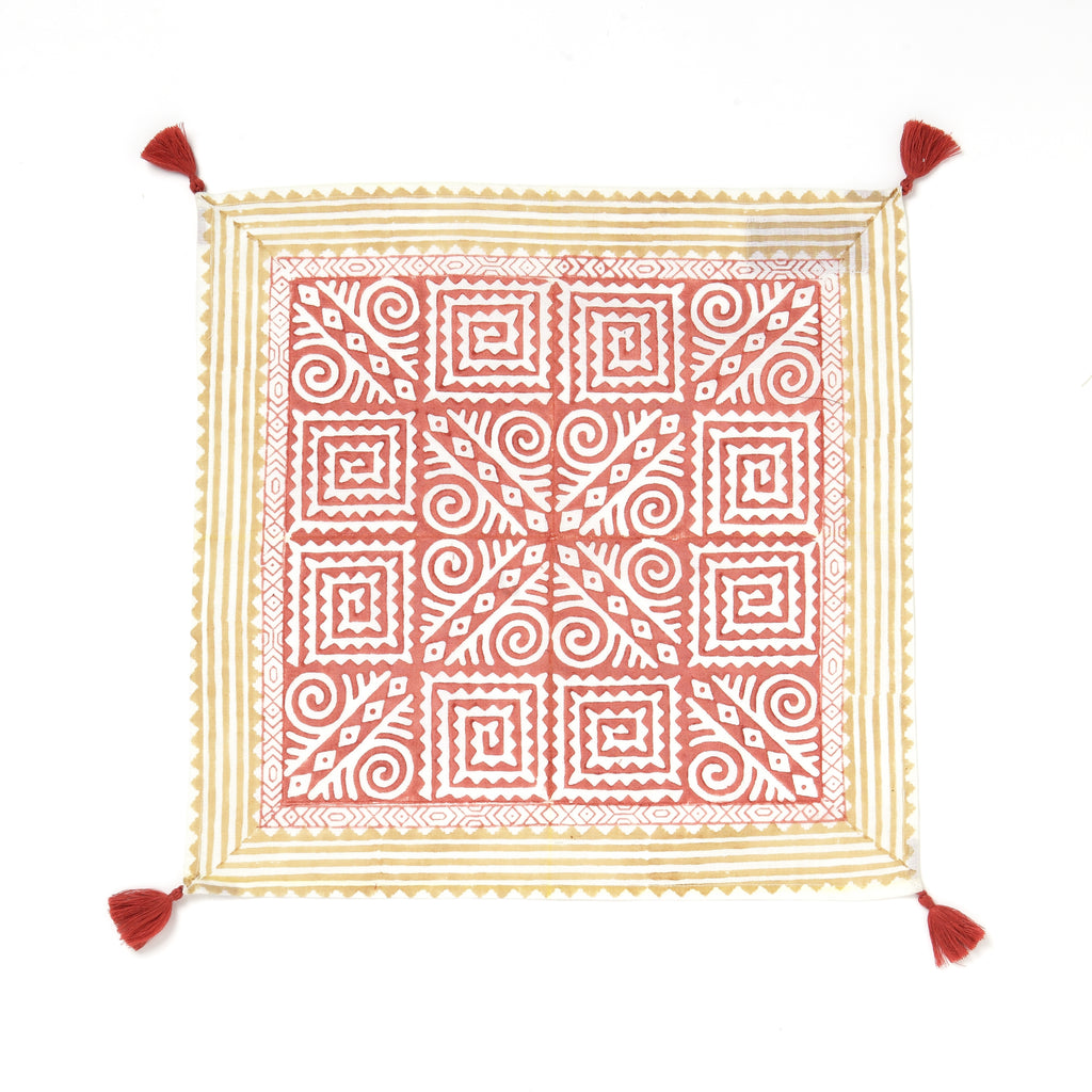 Order Shuchi Temple Linen Cotton Napkin Set of 4