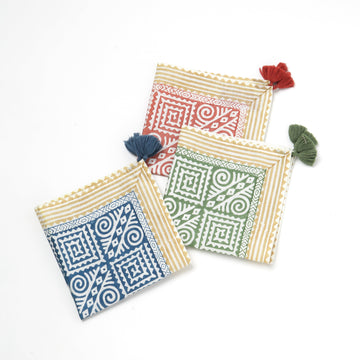 BUy Shuchi Temple Linen Cotton Napkin Set of 4