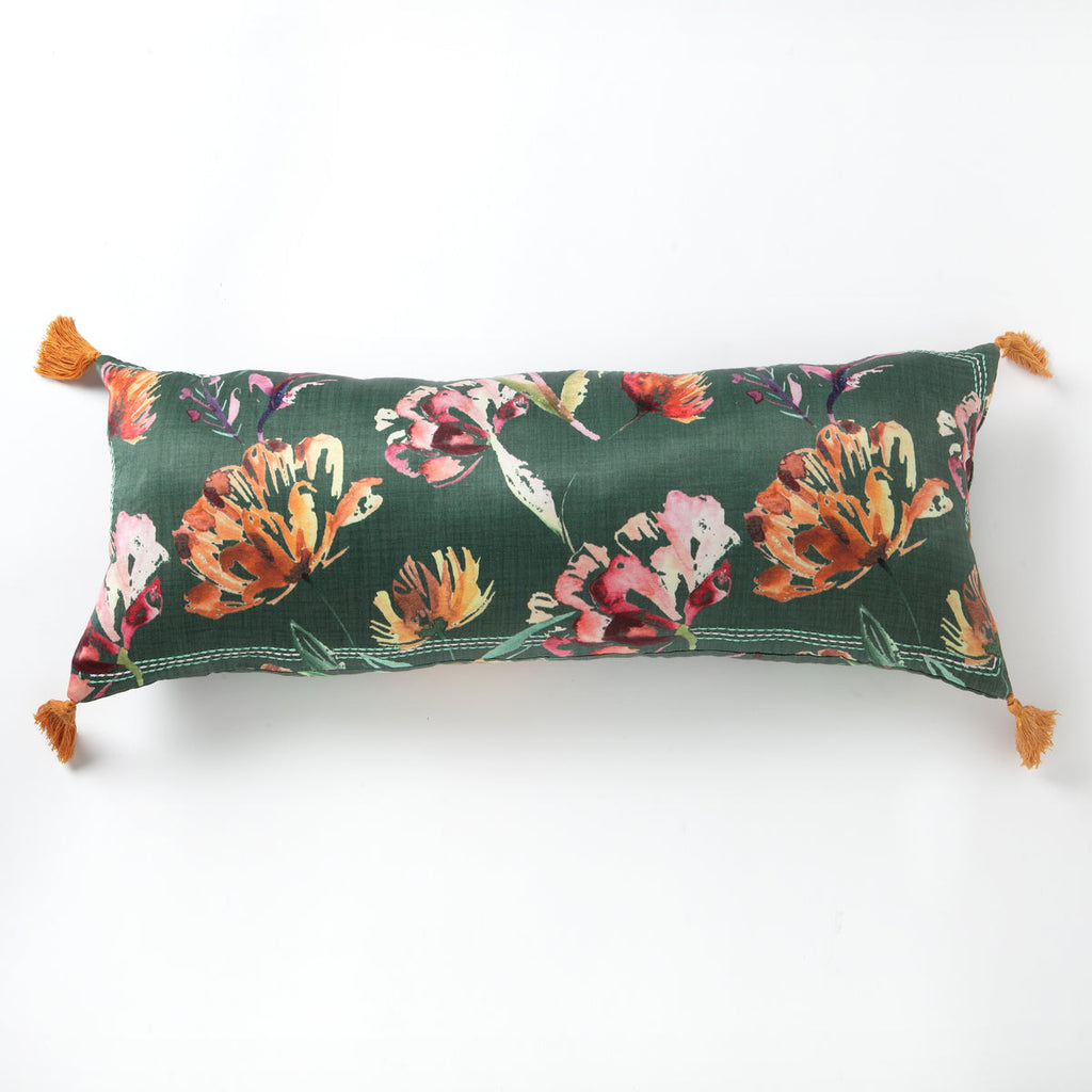Buy Soundarya NeemLeaf Silk Lumbar Cushion