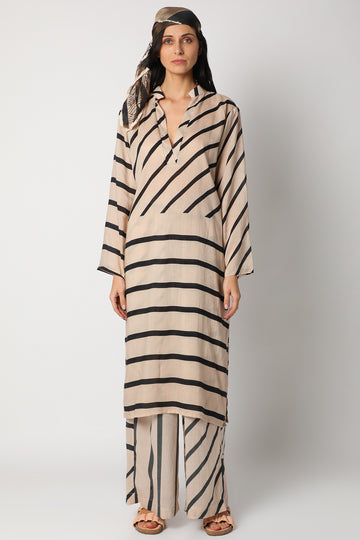 GOLDEN HOUR Print Kurta Palazzo Set vVyom x deme | Limited Edition Loungewear