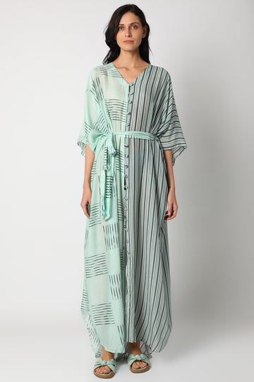 Revitalise Print Kaftan vVyom x deme | Limited Edition Loungewear
