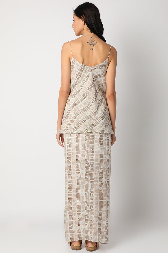 DE-STRESS print knot co-ord set vVyom x deme | Limited Edition Loungewear