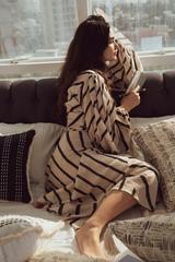 GOLDEN HOUR print dress vVyom x deme | Limited Edition Loungewear