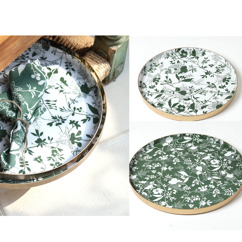 Discover Baharloom Iris Round Tray