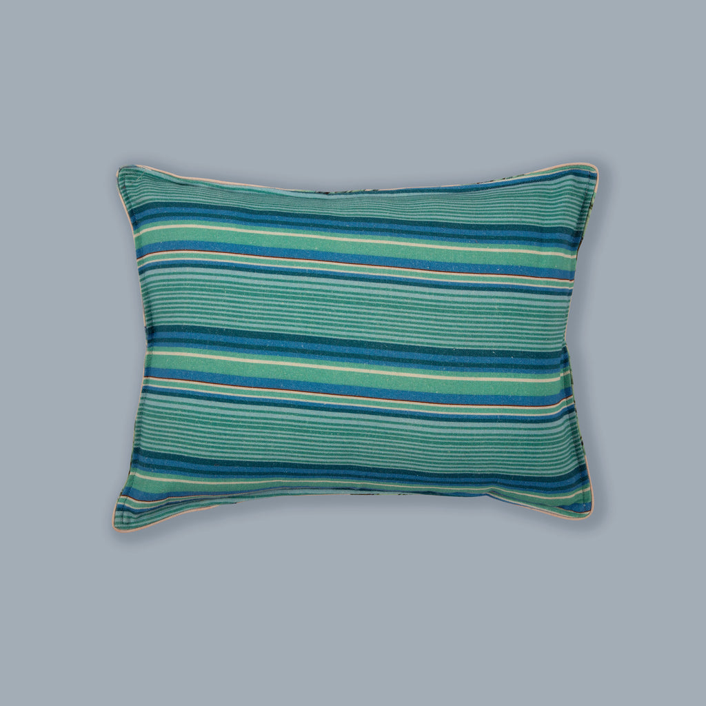 Aqua Stripes - 12"X16" Accent Cushion Cover 121