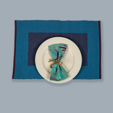 Blue Tulip Garden Printed Tableware Set