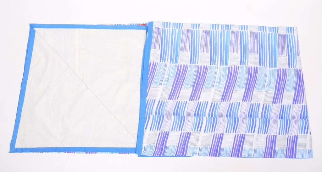 Blue Stripes Printed Duvet/ Dohar