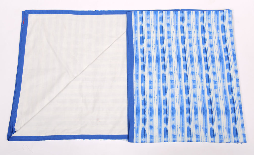 Blue Stripes Printed Duvet/ Dohar