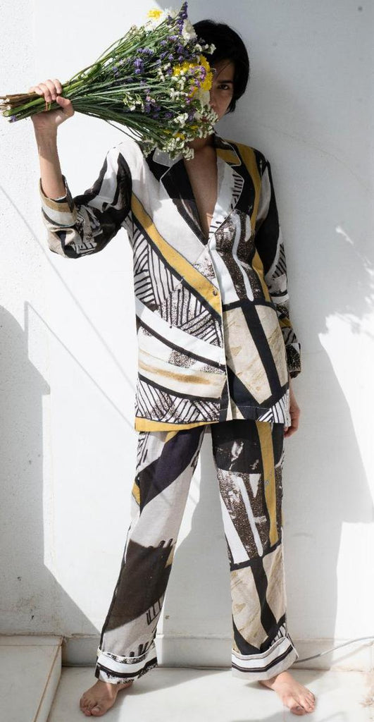 MIDNIGHT Print PJ SET vVyom x deme | Limited Edition Loungewear