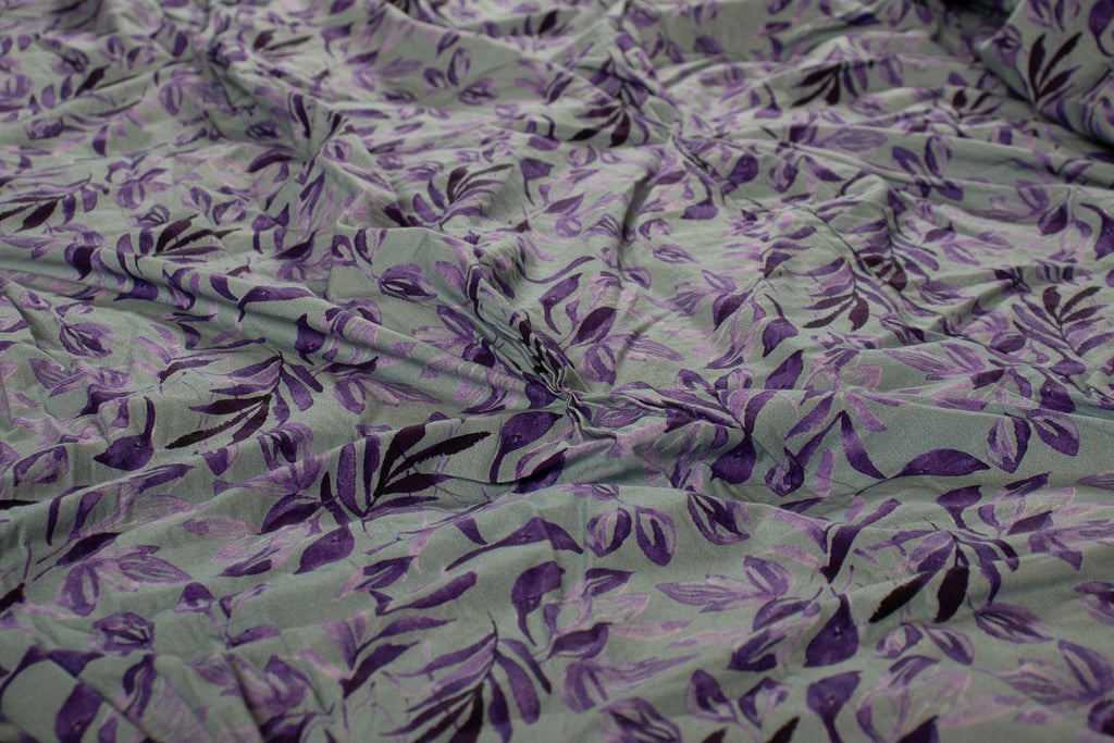 Shop Grape Heaven Purple and Grey Tuck Styled Comforter 
