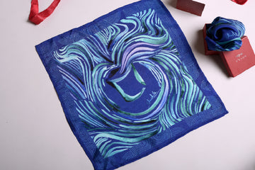 Zodiac Themed Pure Silk POCKET SQUARE