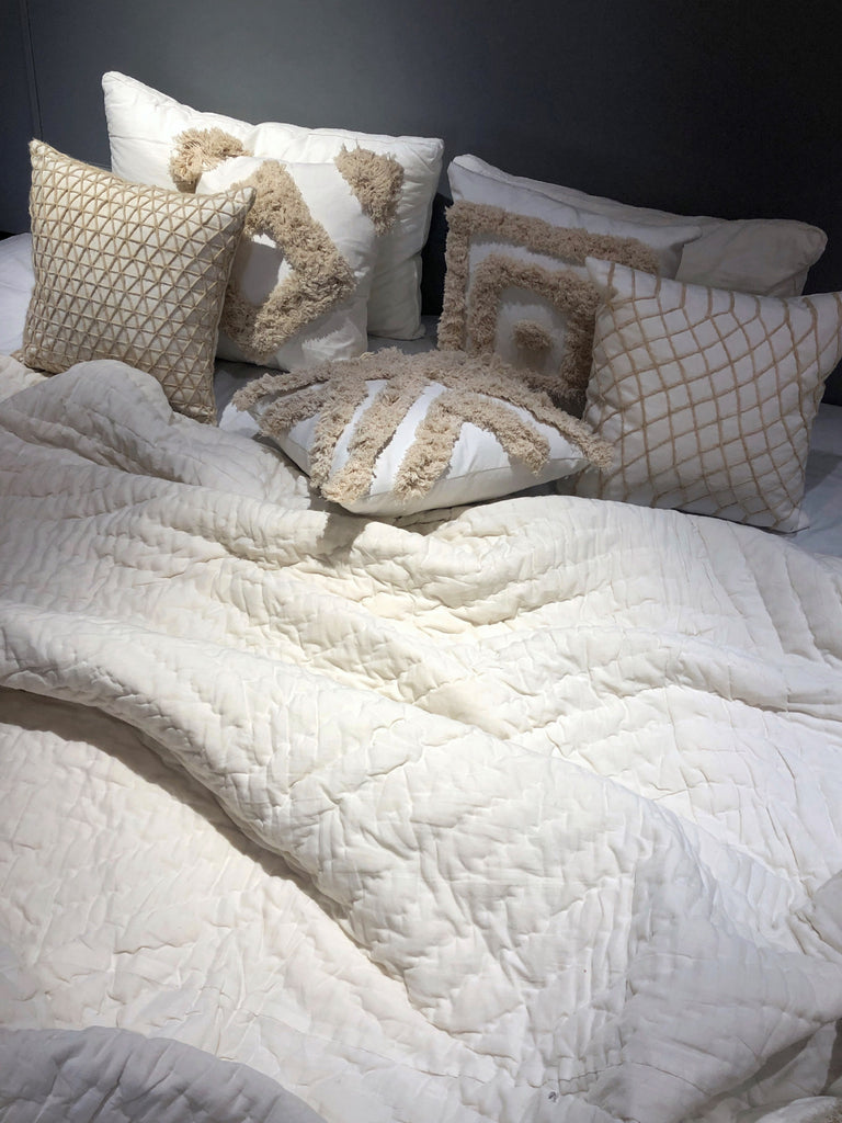 Order Rich Ivory LUXURY Bedding 9 PC Set