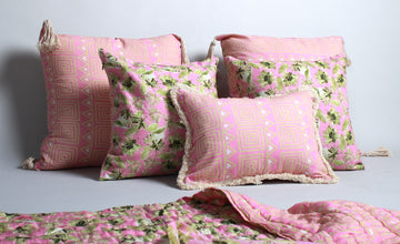 Lemonade Party 5 pc curated cushion set