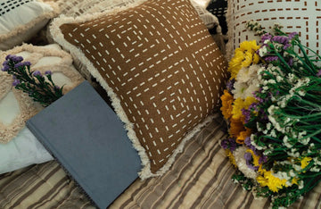 SAND Printed Cushion Cover 16"x16" | DEME X VVYOM