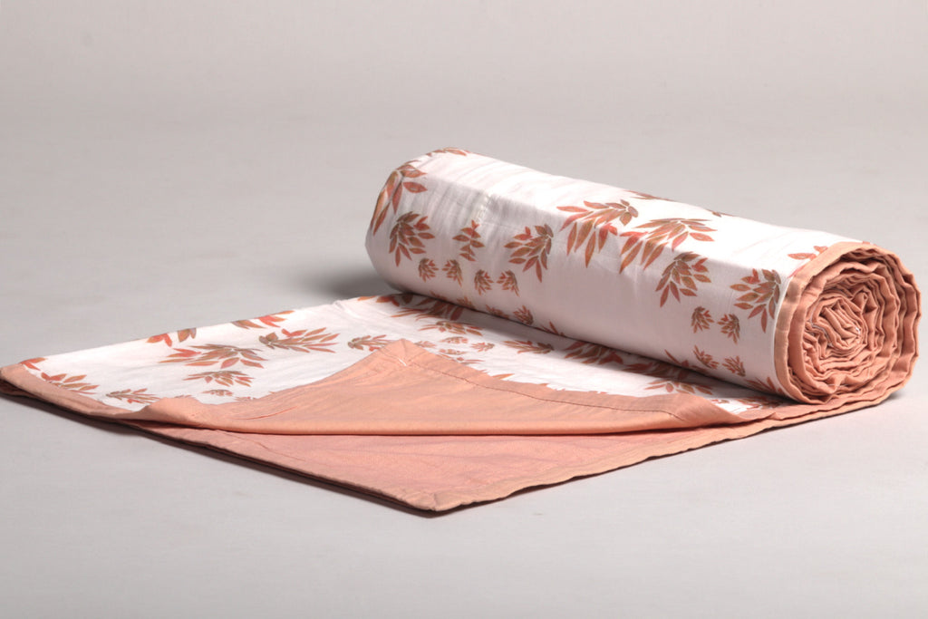 LAST ONE Single bed red Printed Duvet / Dohar single bed