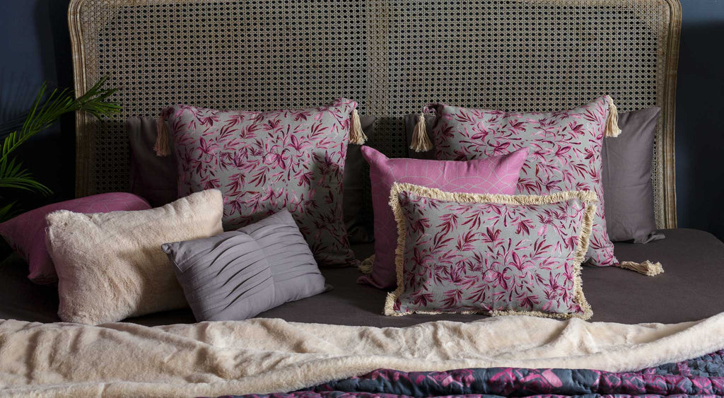 Modern Plum Curated Full bedding ensemble set of 13 | LUXURY